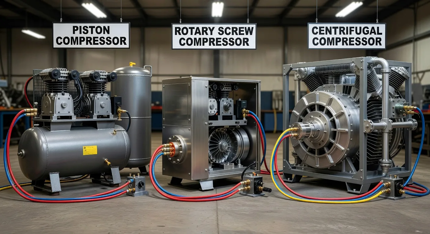Range of pneumatic safety footwear types for different industrial environments